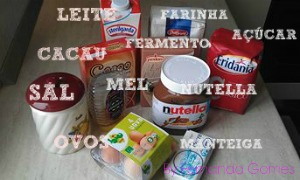 Muffin recheado de Nutella 0