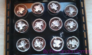 Muffin recheado de nutella13