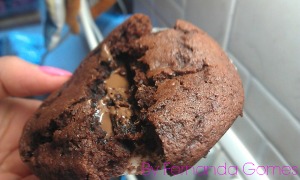 Muffin recheado de nutella18